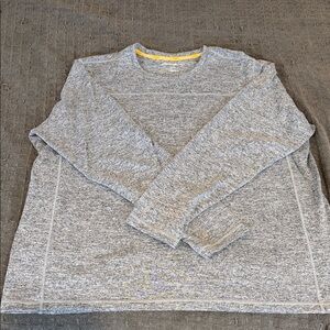 Eddie Bauer Heather Grey Long Sleeve Shirt